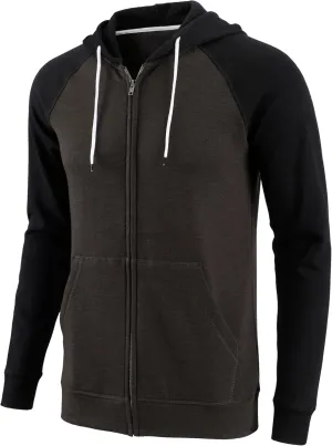Mens Zip Up Hoodies Athletic Casual Fleece Hoodie Classic Fit Jacket Midweight Cotton Drawstring with Pocket