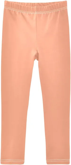 ODAWA White Girls Leggings Girls Stretch Leggings Ankle Length Girls and Toddlers' Leggings, (4-10 Years)