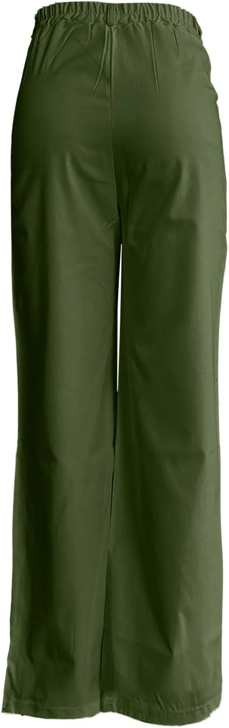 Oprah's Favorite Cropped Pants 2025, Tummy Control Wide Leg Trousers, Baggy Trousers High Waisted Stretchy Flare Pants