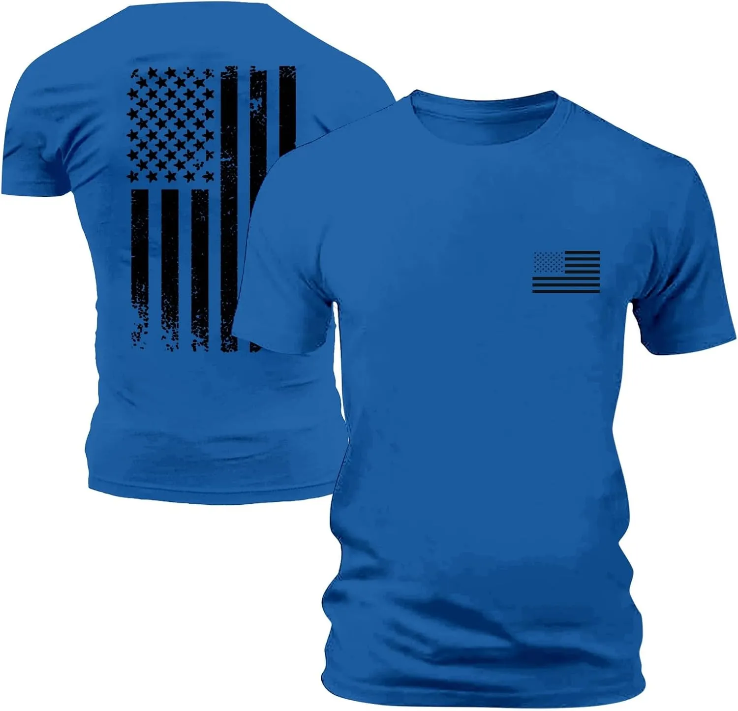 Patriotic Shirts for Mens American Flag July 4Th Independence Day Graphic Golf Short Sleeve Tops Funny Summer T-Shirts
