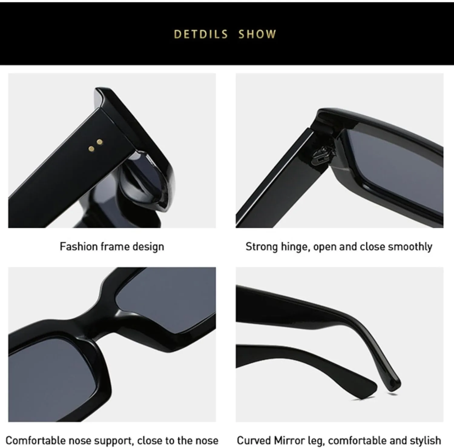 Popular Fashion Rectangle Colorful Sunglasses Women Retro Jelly Color Shades Uv400 Men Gradient