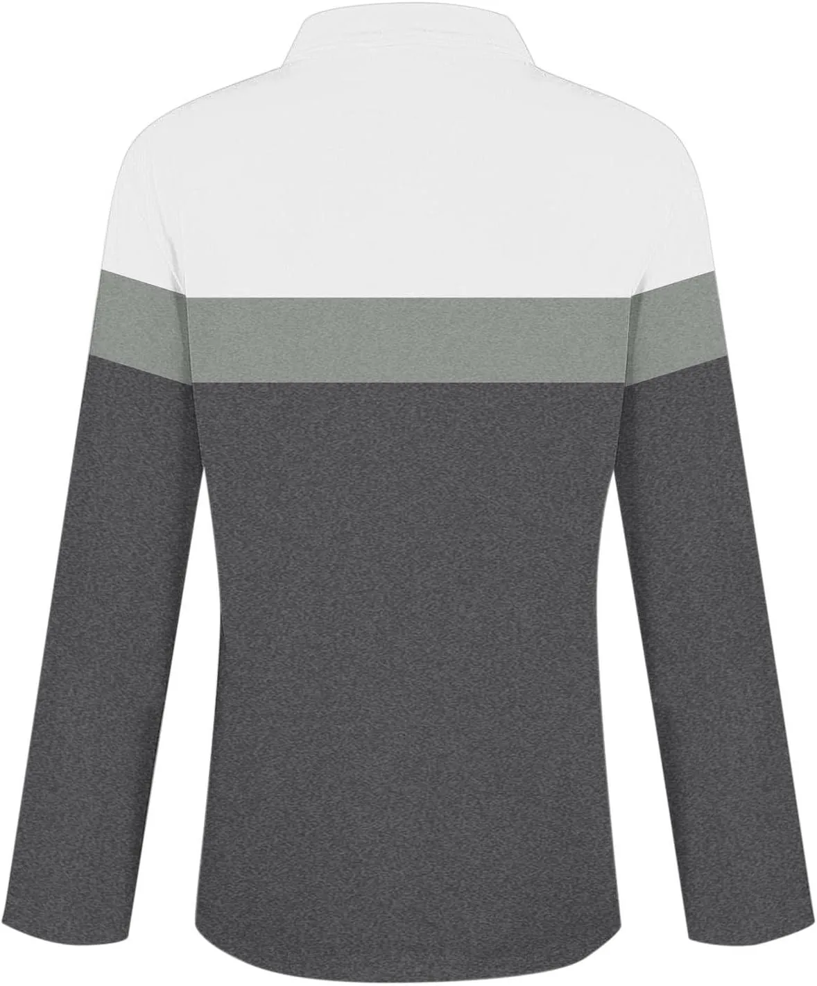 Quarter Zip Pullover Women Long Sleeve Collared Shirts Cozy Soft Tops Pullover Trendy Printed T-Shirts Casual Blouses
