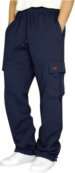 RTRDE Men's Pants Cargo Casual Joggers Loose Fit Trousers Athletic Pants with Pockets Pants, S-5XL