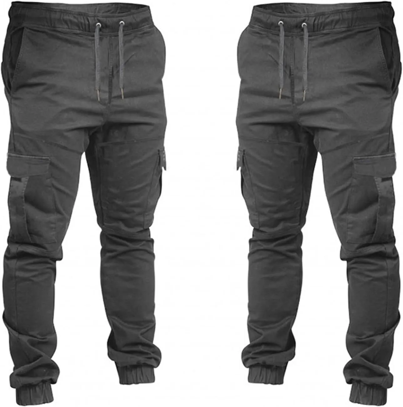 RTRDE Men's Tactical Cargo Pants Winter Jogger Pants Pockets Snow Ski Water Resistant Hiking Pants, M-3XL