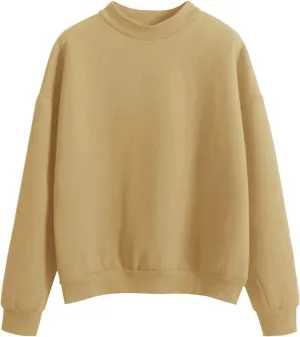 Solid Color Hoodie for Women Loose Pullover Turtleneck Long Sleeve Casual Sweatshirt Fall Outdoor Joggers Workout Tops