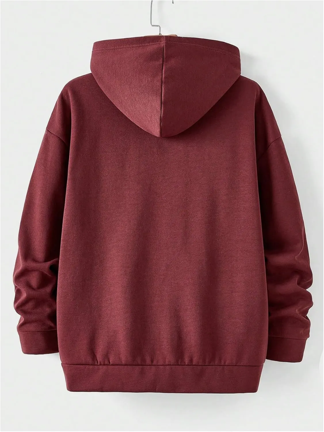 SOLY HUX Men's Graphic Zip Up Hoodies Streetwear Jacket Letter Print Long Sleeve Sweatshirt with Pocket