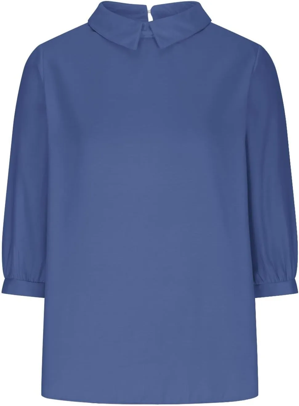 Summer Tops for Women 2025 Lightweight Linen Tee Shirt 3/4 Sleeve Lapel Gauze Blouses Loose Trendy Business Clothing