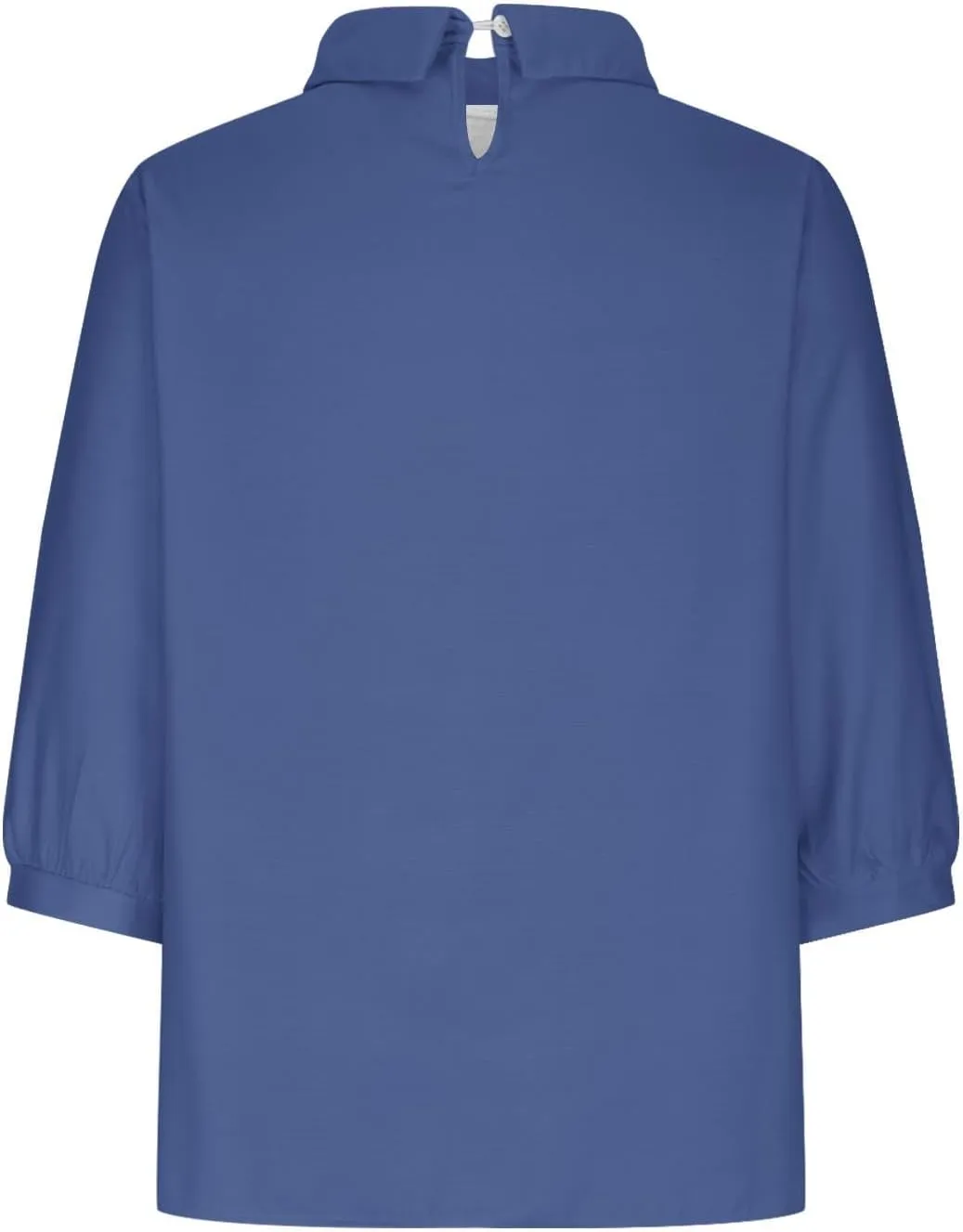 Summer Tops for Women 2025 Lightweight Linen Tee Shirt 3/4 Sleeve Lapel Gauze Blouses Loose Trendy Business Clothing