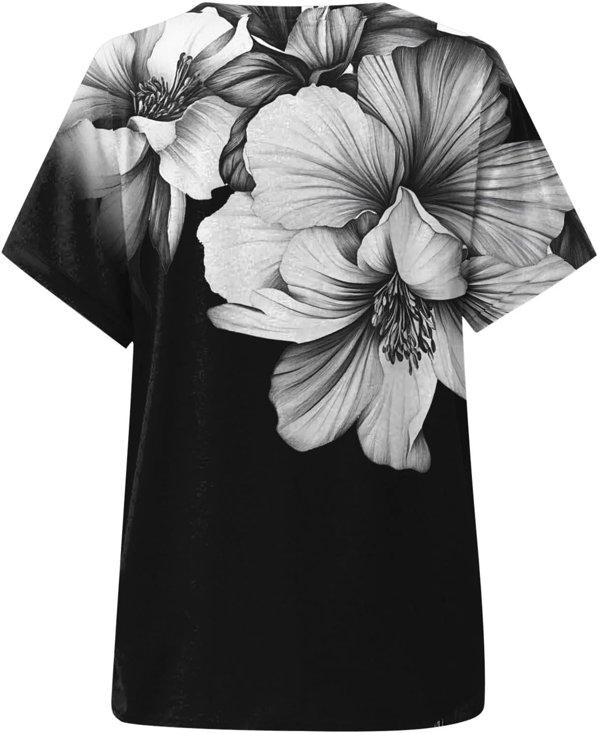 Summer Tops for Women 2025 Trendy Dressy T Shirts Short Sleeve Summer Shirts Cute V Neck Casual Blouses