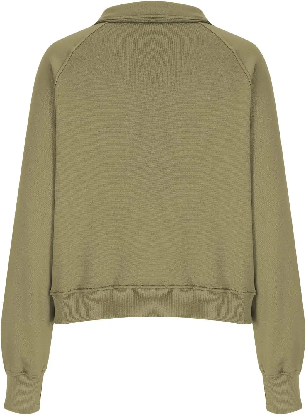 Sweatshirt For Women Half Zip Cropped Pullover With Thumb Hole Fleece Quarter Zipper Hoodies Oversized Sweatshirts