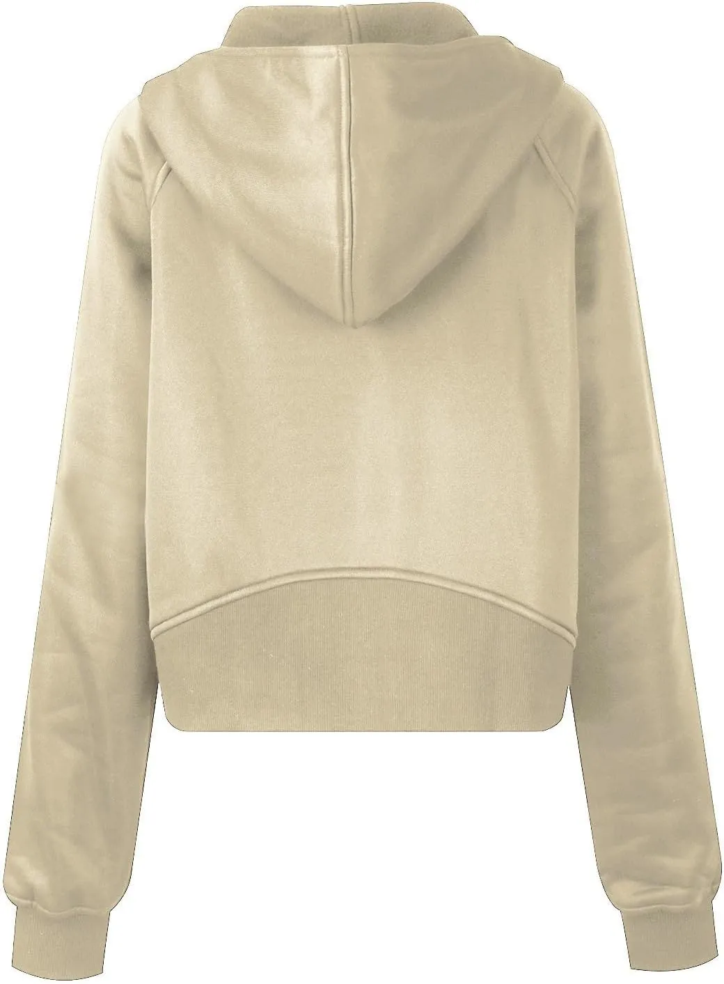 Sweatshirt For Women,Full Zip Up Cropped Hoodies With Pockets Zipper Fleece Jackets Casual Soft Oversized Sweatshirt