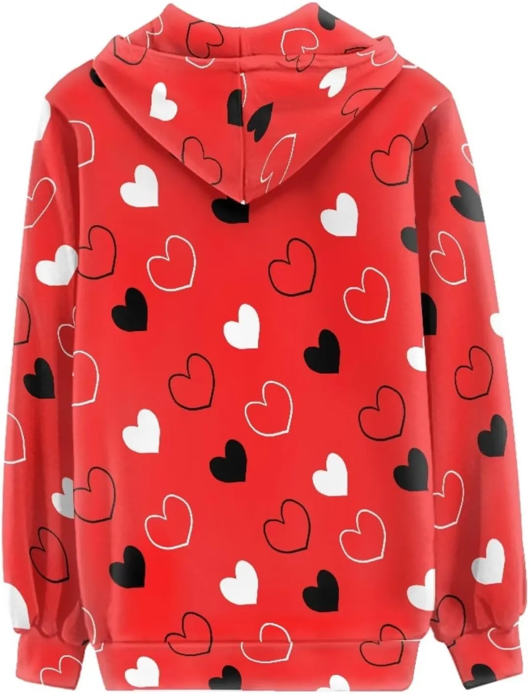 TOADDITDO Women's Zip Up Hoodies Long Sleeve Oversized Drawstring Hooded Sweatshirt with Pockets Fall Winter Outfits