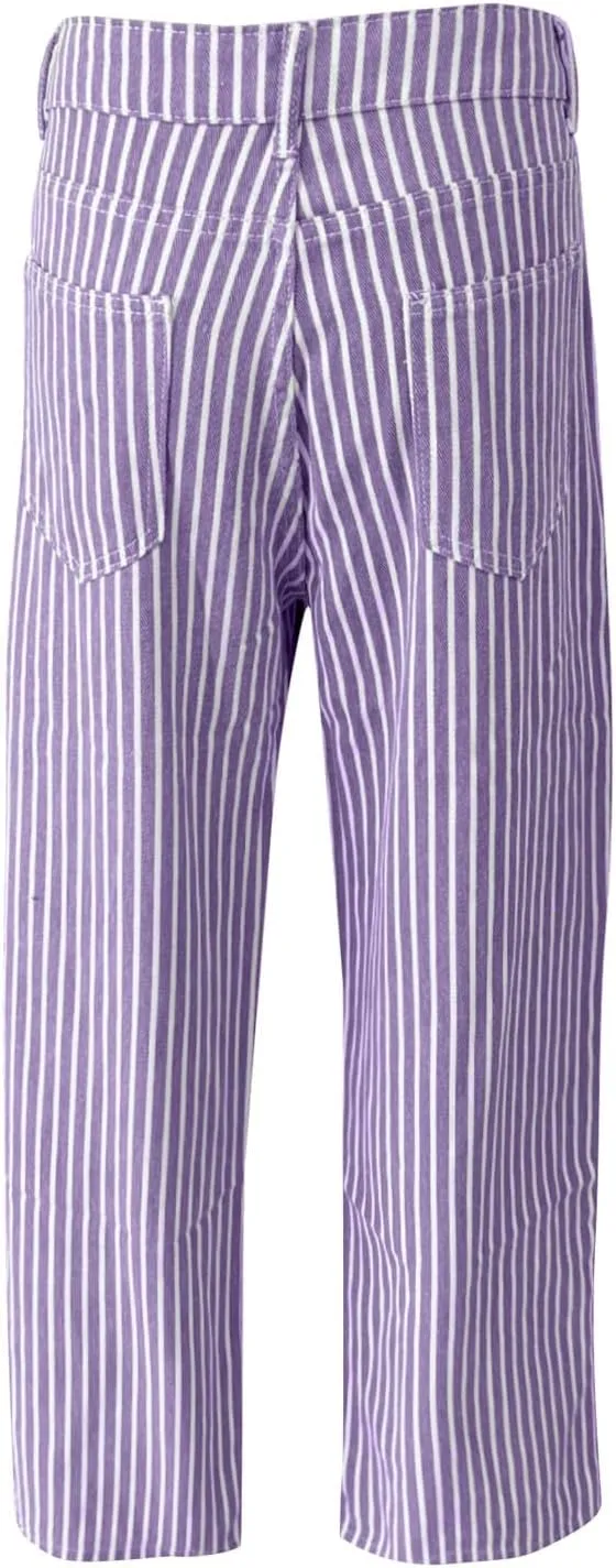 Wide Leg Jeans for Women, Chic Trendy Lightweight Loose Casual Soft Women's Trousers