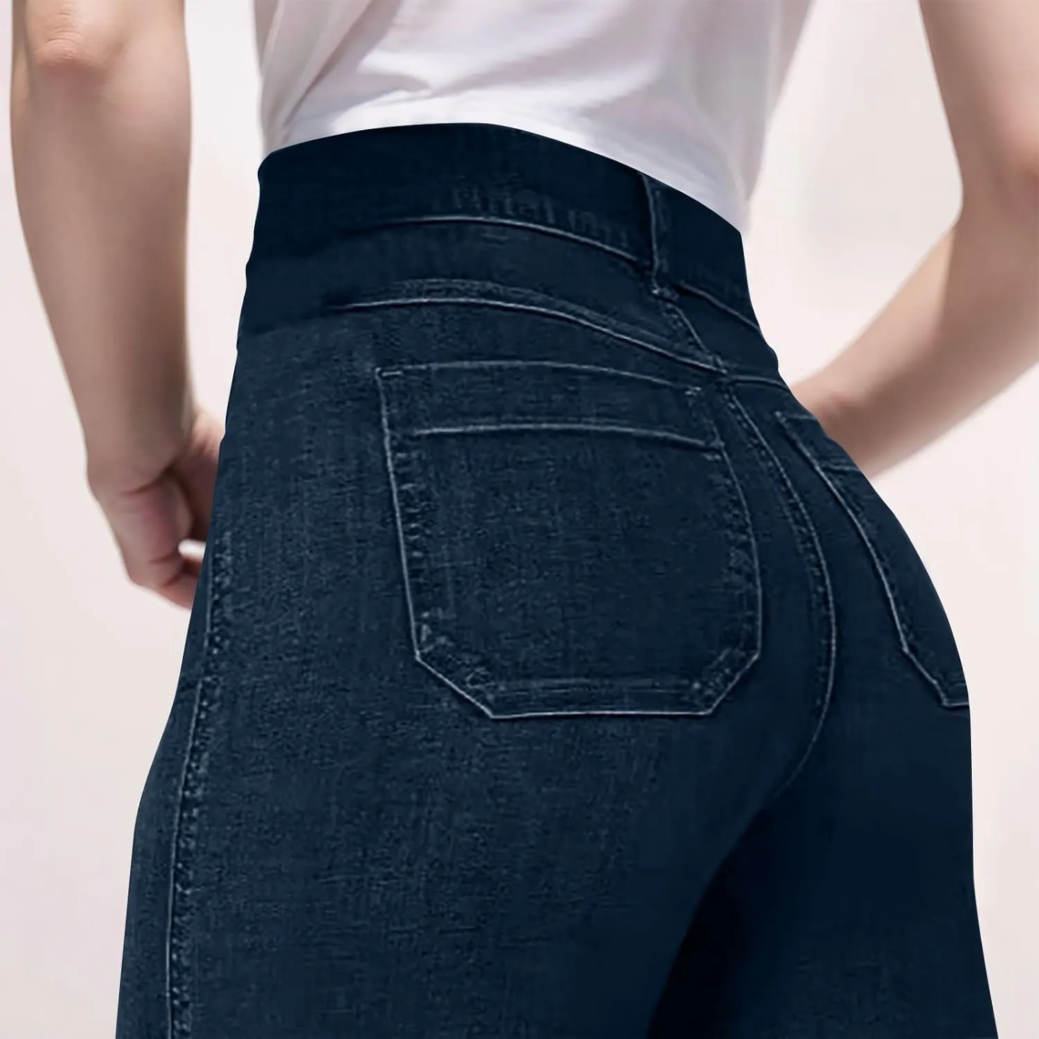 Wide Leg Pants for Women Plus Size Jeans High Waisted Denim Pants A Line Jean Pants Loose Fit Trousers Stretch Pants