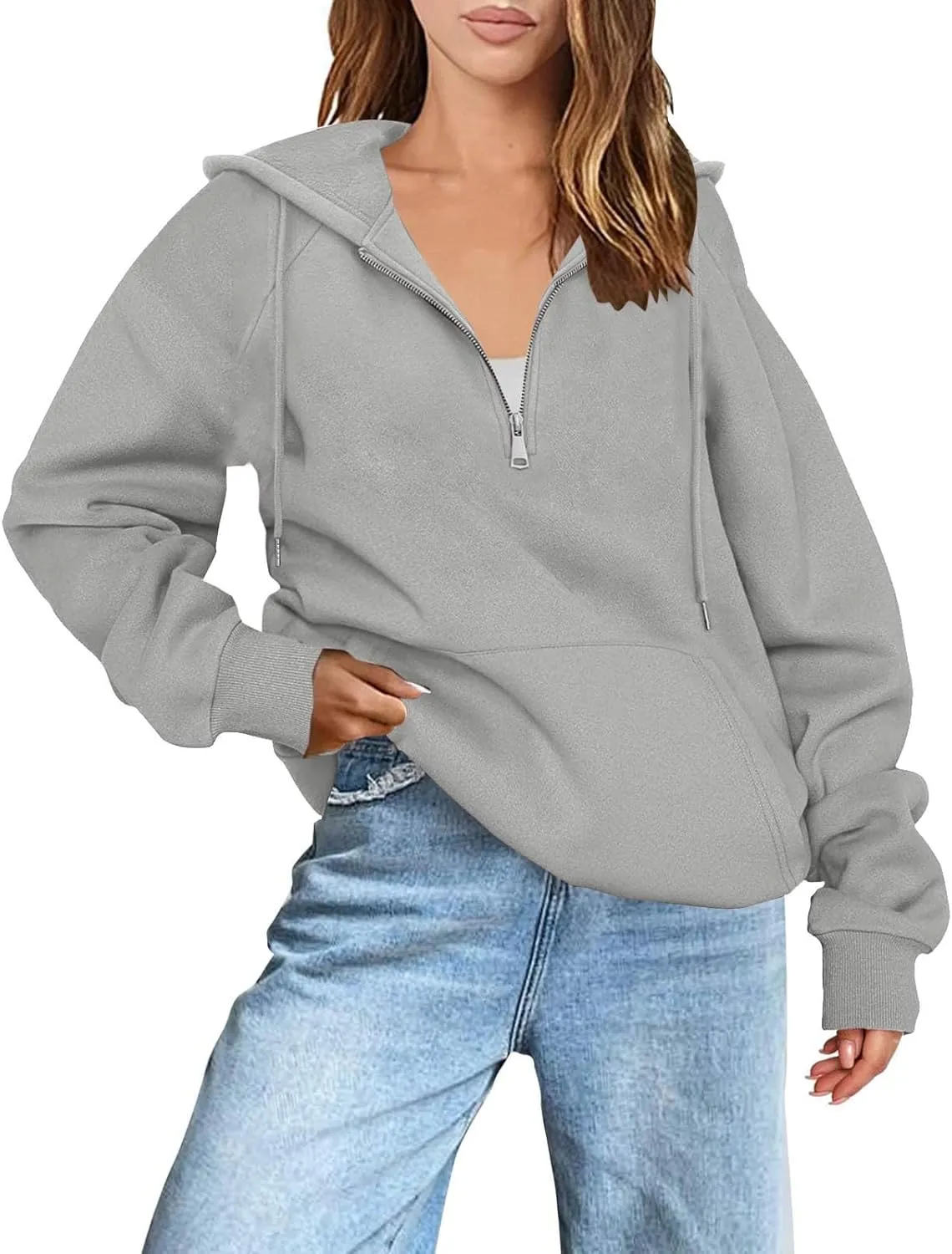 Women Long Sleeve Pullover Hoodies Pocket Fleece Sweatshirt Sweatshirt Hoodie Women Pullover
