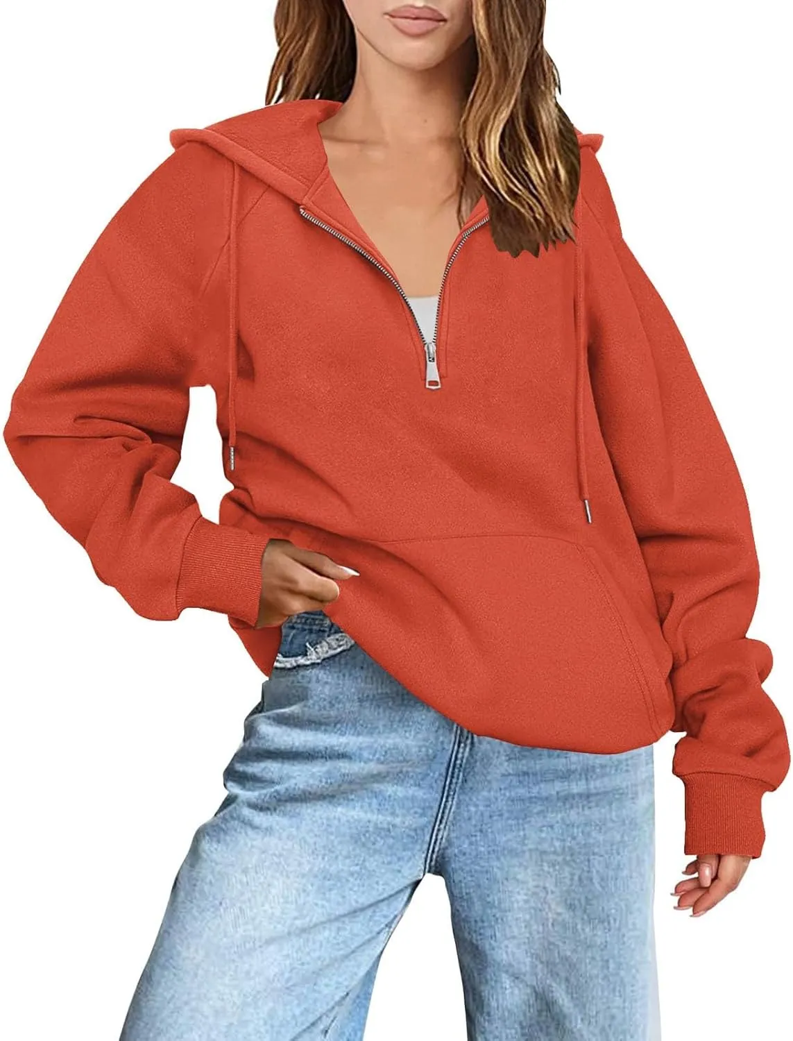 Women Long Sleeve Pullover Hoodies Pocket Fleece Sweatshirt Sweatshirt Hoodie Women Pullover