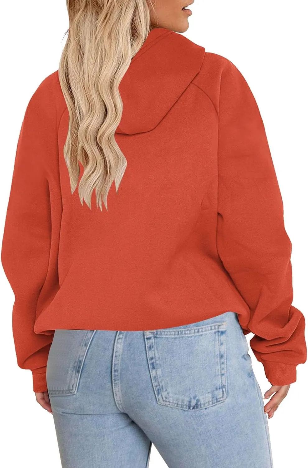 Women Long Sleeve Pullover Hoodies Pocket Fleece Sweatshirt Sweatshirt Hoodie Women Pullover