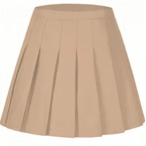 Women Pleated Skirt Tennis Golf Skorts with Lining Shorts Athletic Pleated Skirts for Women