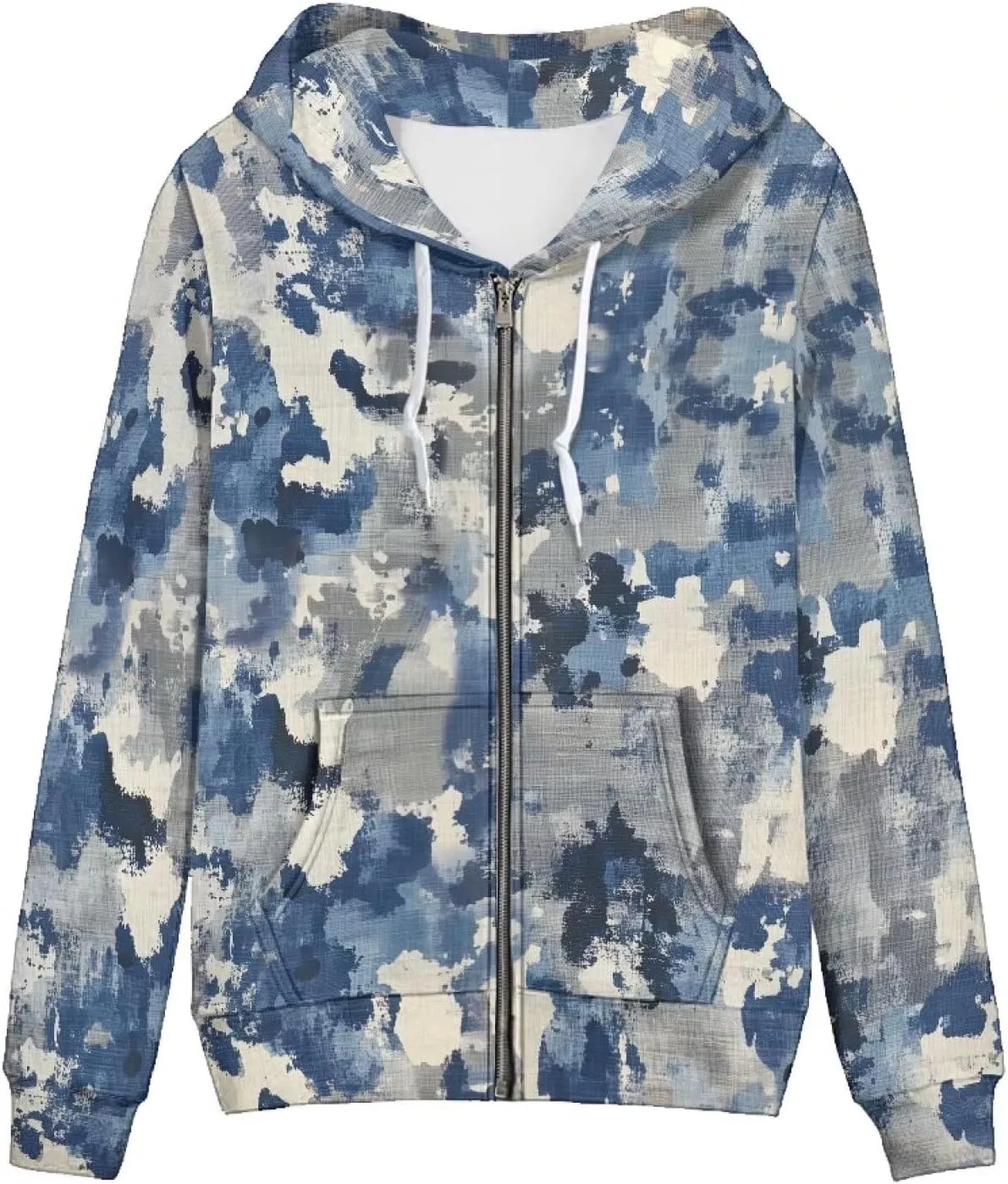 Women Zip Up Hoodies Spring Fall Trendy Cute Thin Long Sleeve Hoodie Coat With Pockets