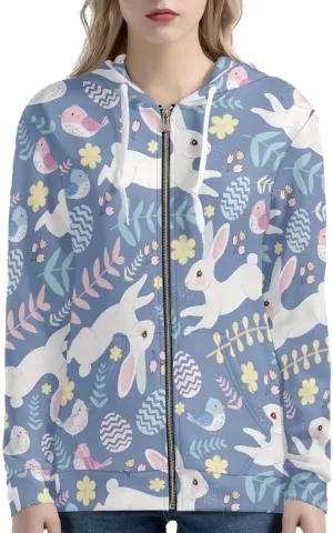 Women Zip Up Hoodies Spring Fall Trendy Cute Thin Long Sleeve Hoodie Coat With Pockets