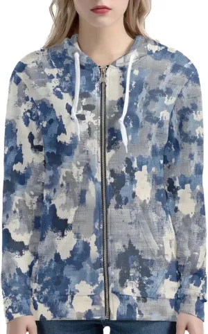 Women Zip Up Hoodies Spring Fall Trendy Cute Thin Long Sleeve Hoodie Coat With Pockets