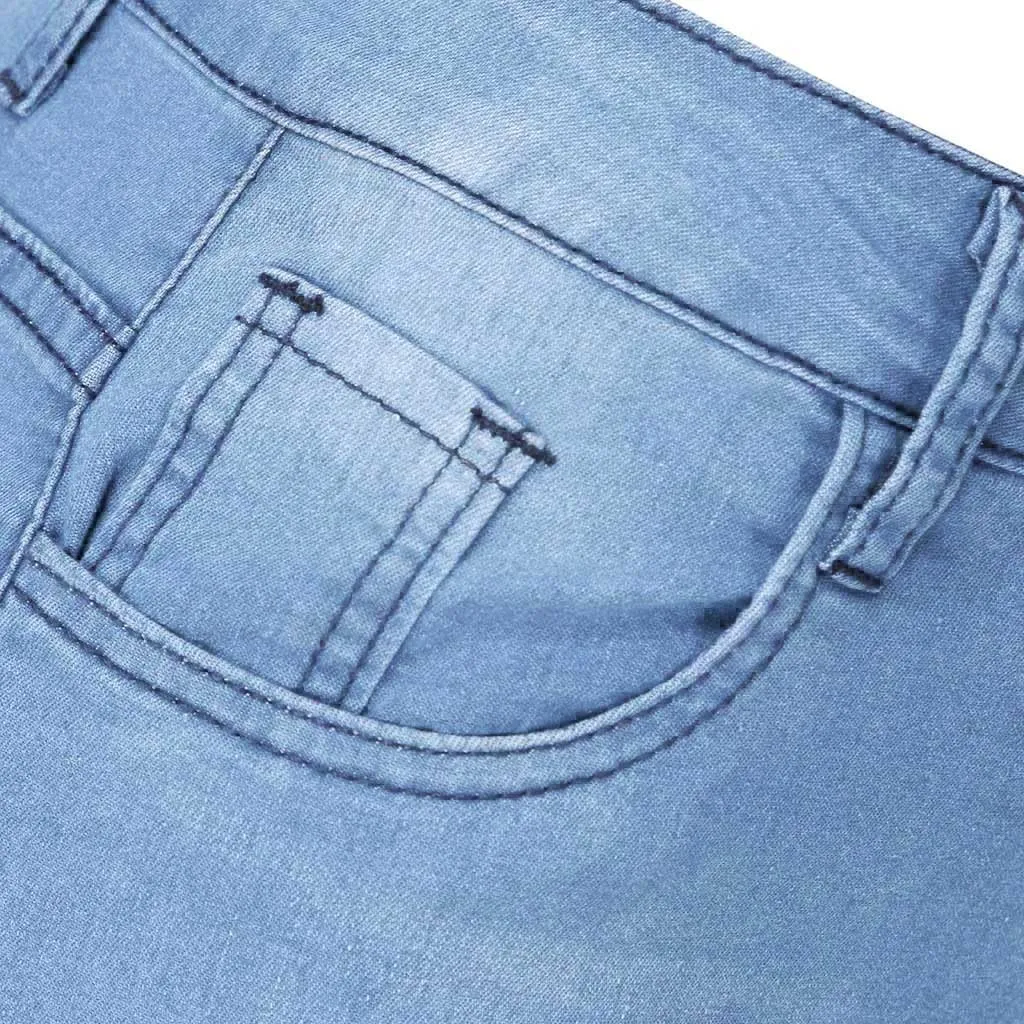 Women's Classic High Jeans Pants Pocket Plus Size Length Women Fitness High Waisted Wide Leg Bootcut Jeans