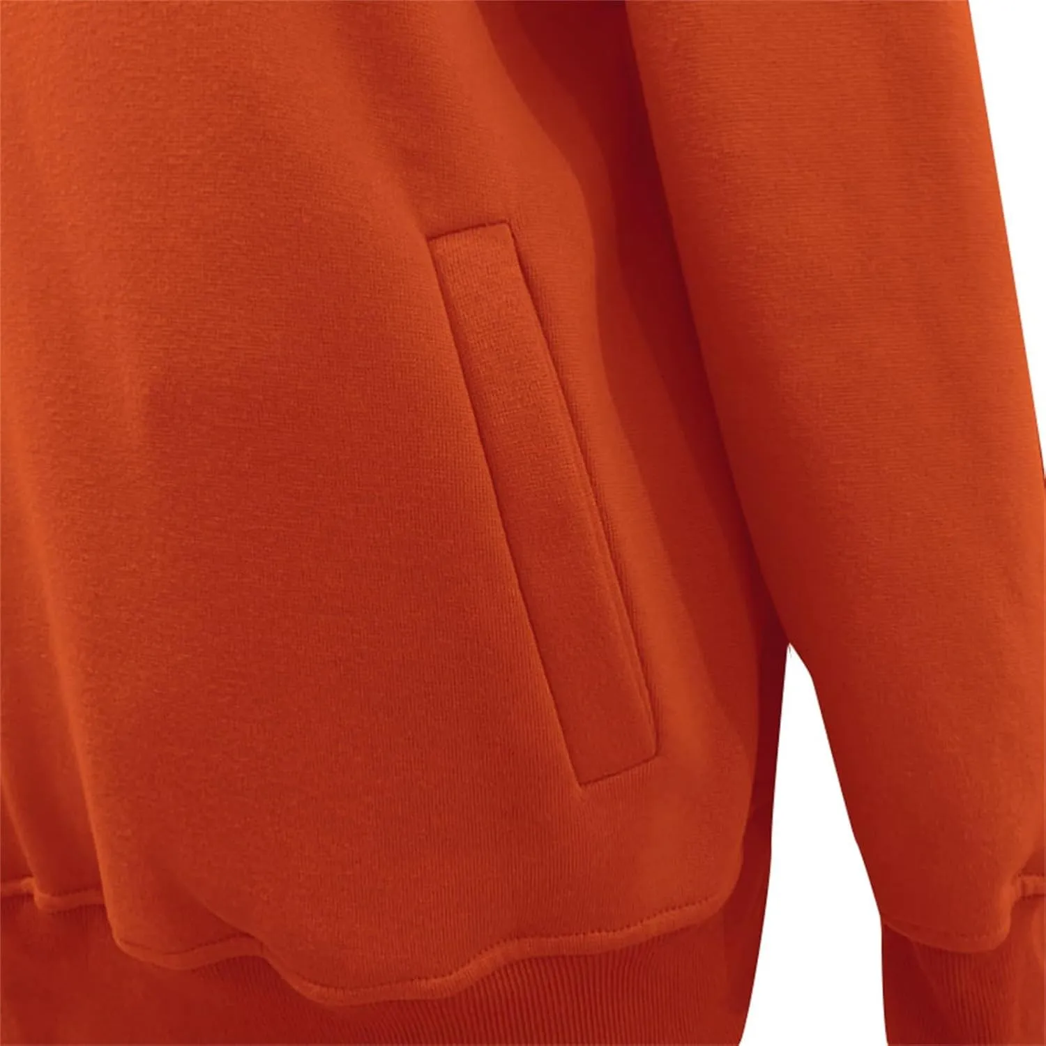 Womens Cropped Hoodies Fashion Solid Lapel Half Zip Up Fall Thick Long Sleeve Pullovers Winter Casual Fashion Tops