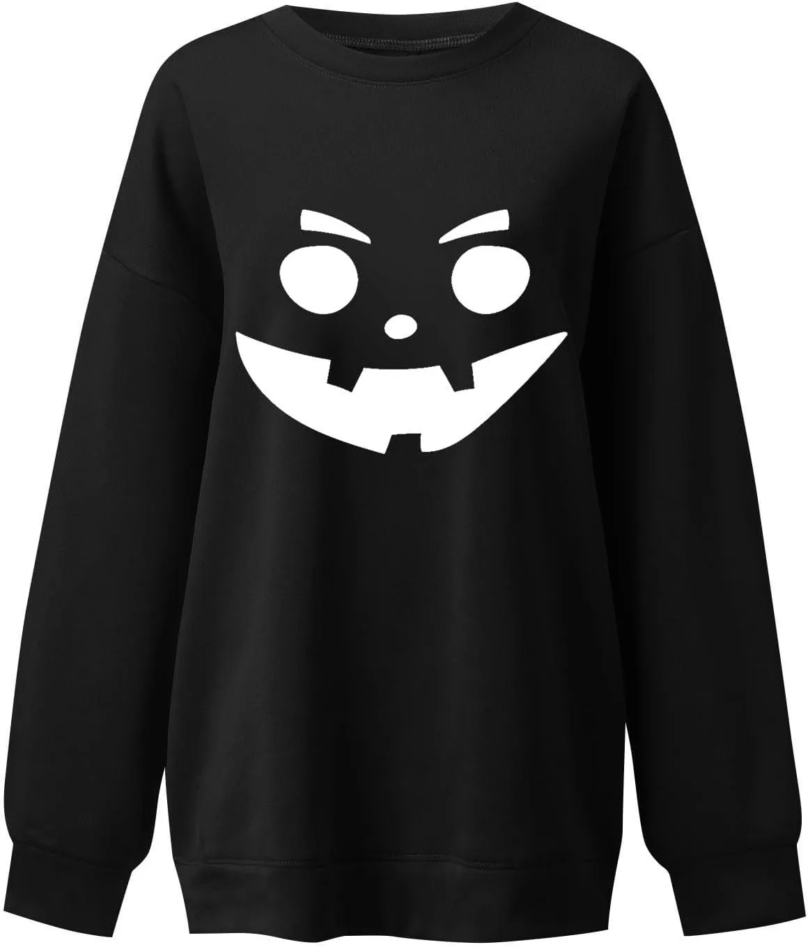 Women's Fall Sweatshirts Halloween Cute Graphic Long Sleeve Loose Fit Oversized Tops Fashion Crewneck Active Hoodies