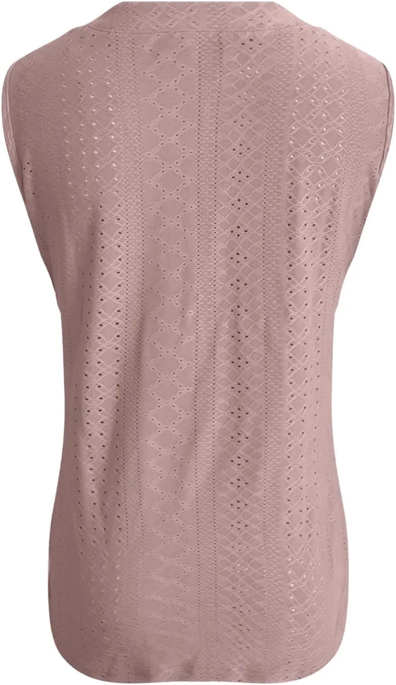 Women's Fashion Casual Solid Color Notch V Neck Slim Fit Vest Top Top Plus Size