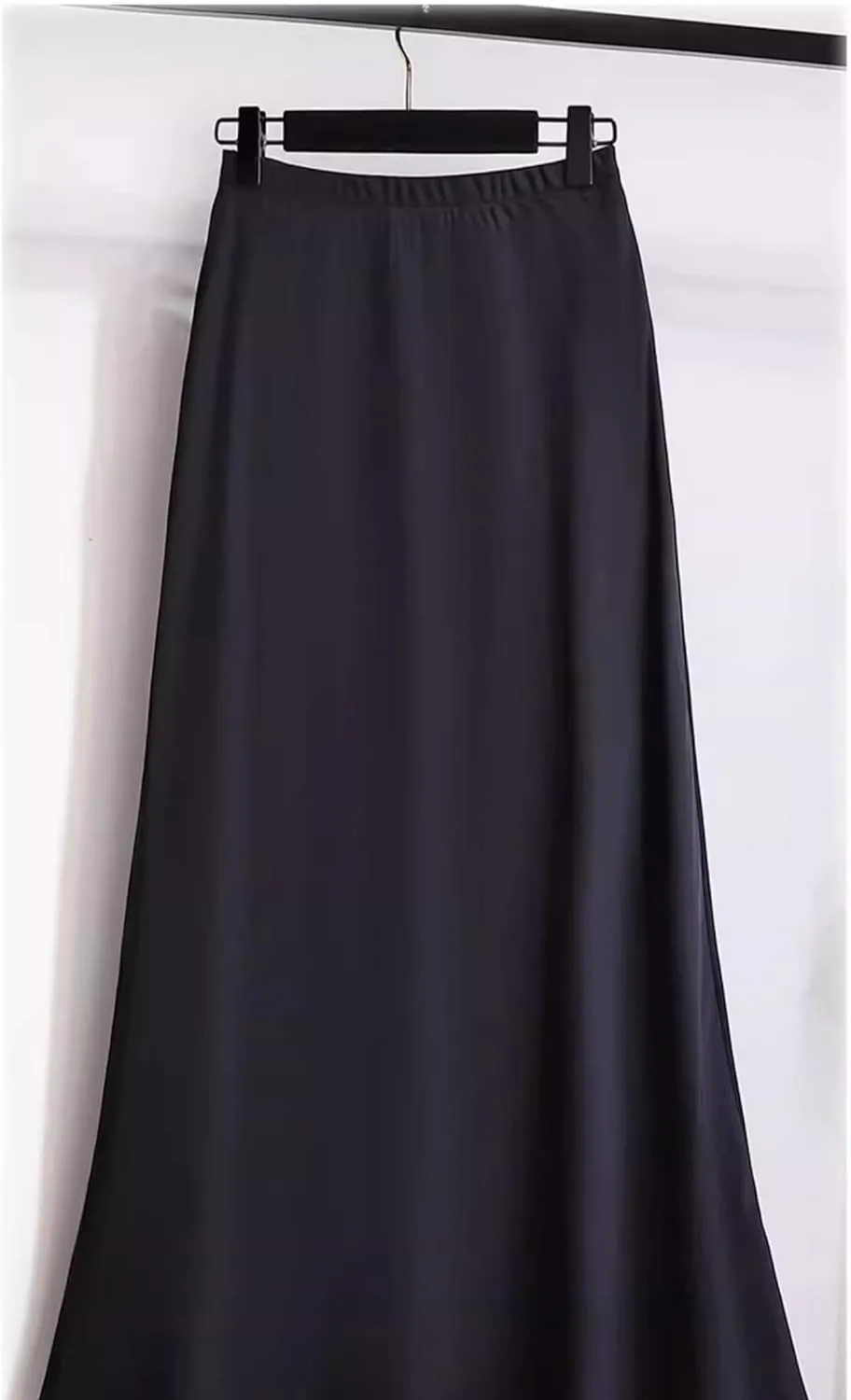 Women's Long Skirt High-Waist Bodycon Summer Satin A Line Skirts for Women