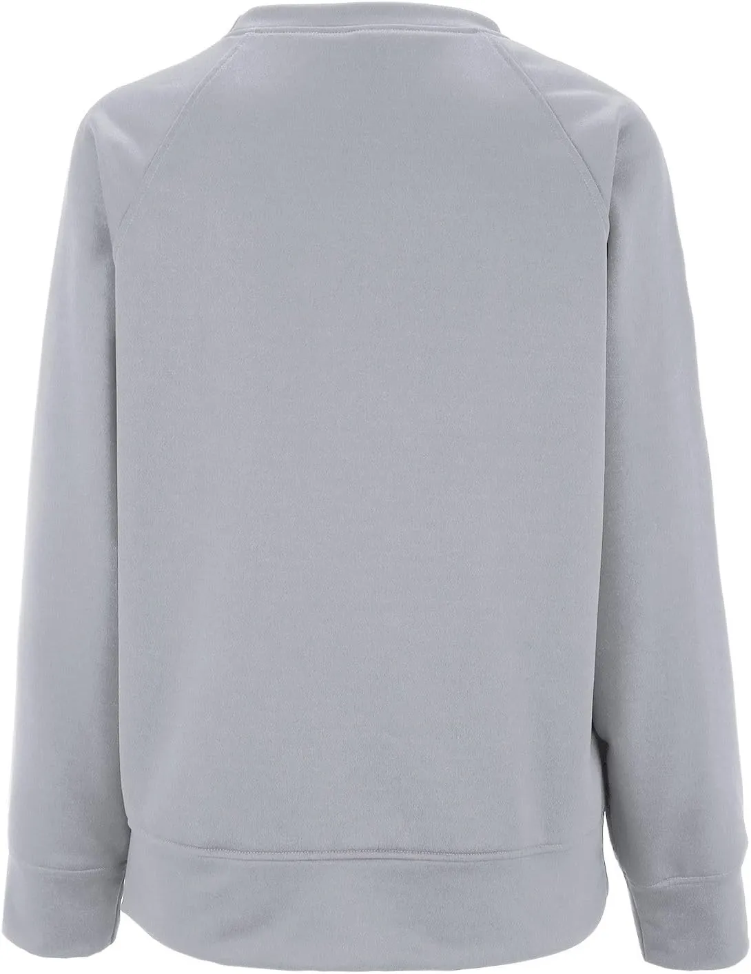 Women's Regular Fit Sweatshirt 2024 Fashion Solid Crewneck Long Sleeve Loose Casual Pullovers Fall Lightweight Tops