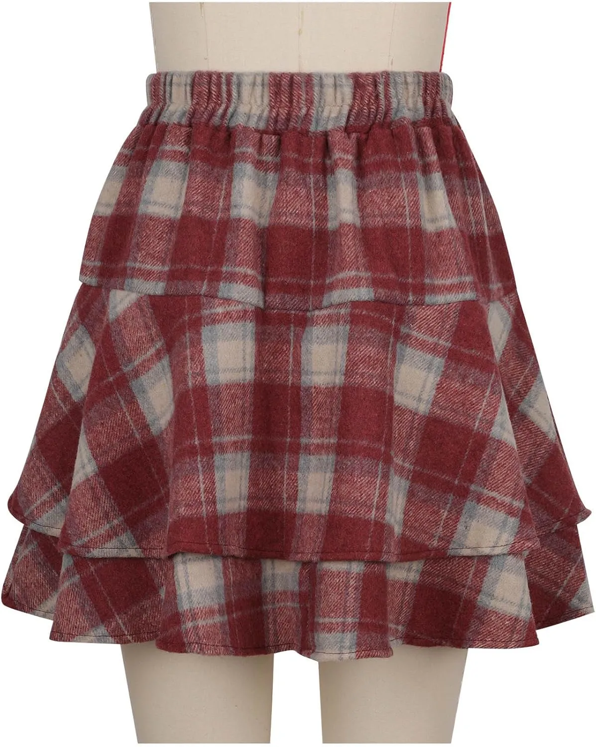 Women's Wool Blend Pleated Mini Skirt 2025 Trendy Skirt Schoolgirl Cute A-Line High Waisted Casual Skater Skirs