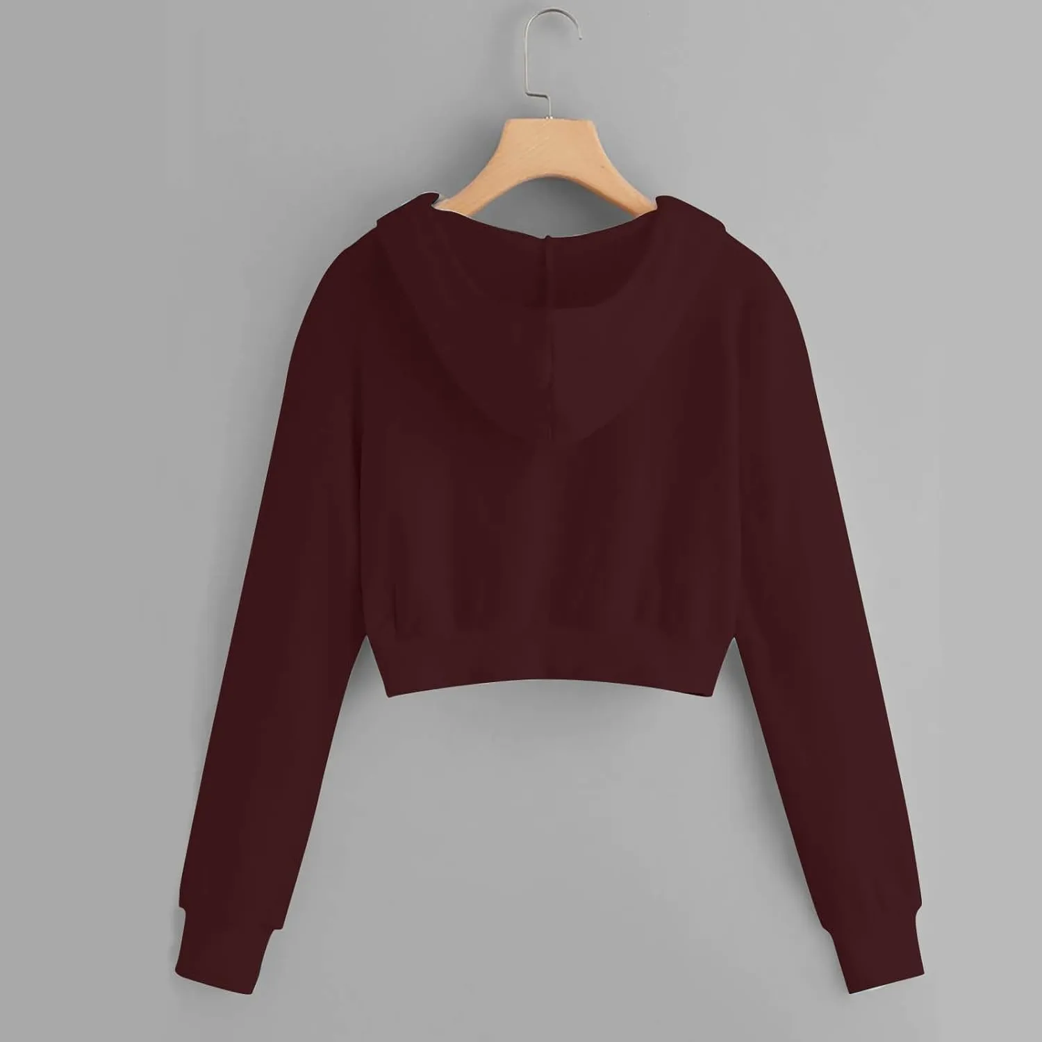 Womens Y2K Cropped Zip Up Hoodies Long Sleeve Lightweight Sweatshirts Jackets Trendy Tees Girl Clothes 2024