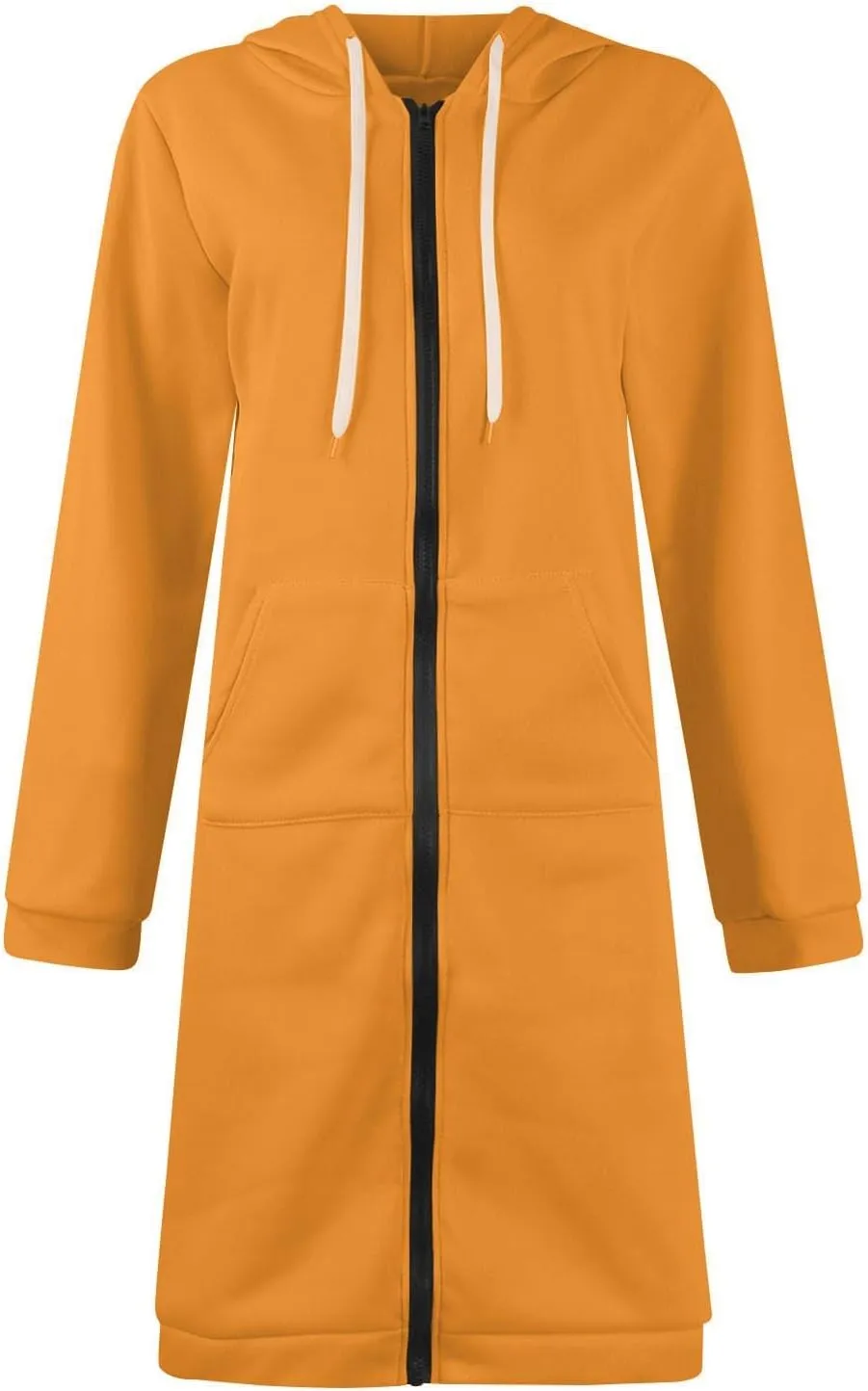 Women's Zip Up Hoodies Long Sleeve Winter Lightweight Hooded Sweatshirt Casual Jacket Coat with Pockets
