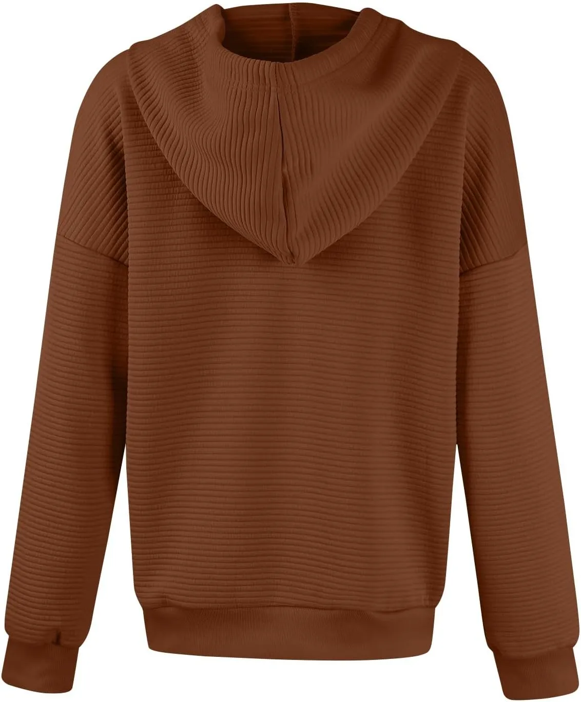 Womens Zip Up Hoodies Loose Fit Long Sleeve Oversized Sweatshirts Drawstring Y2K Lightweight Jackets with Pockets