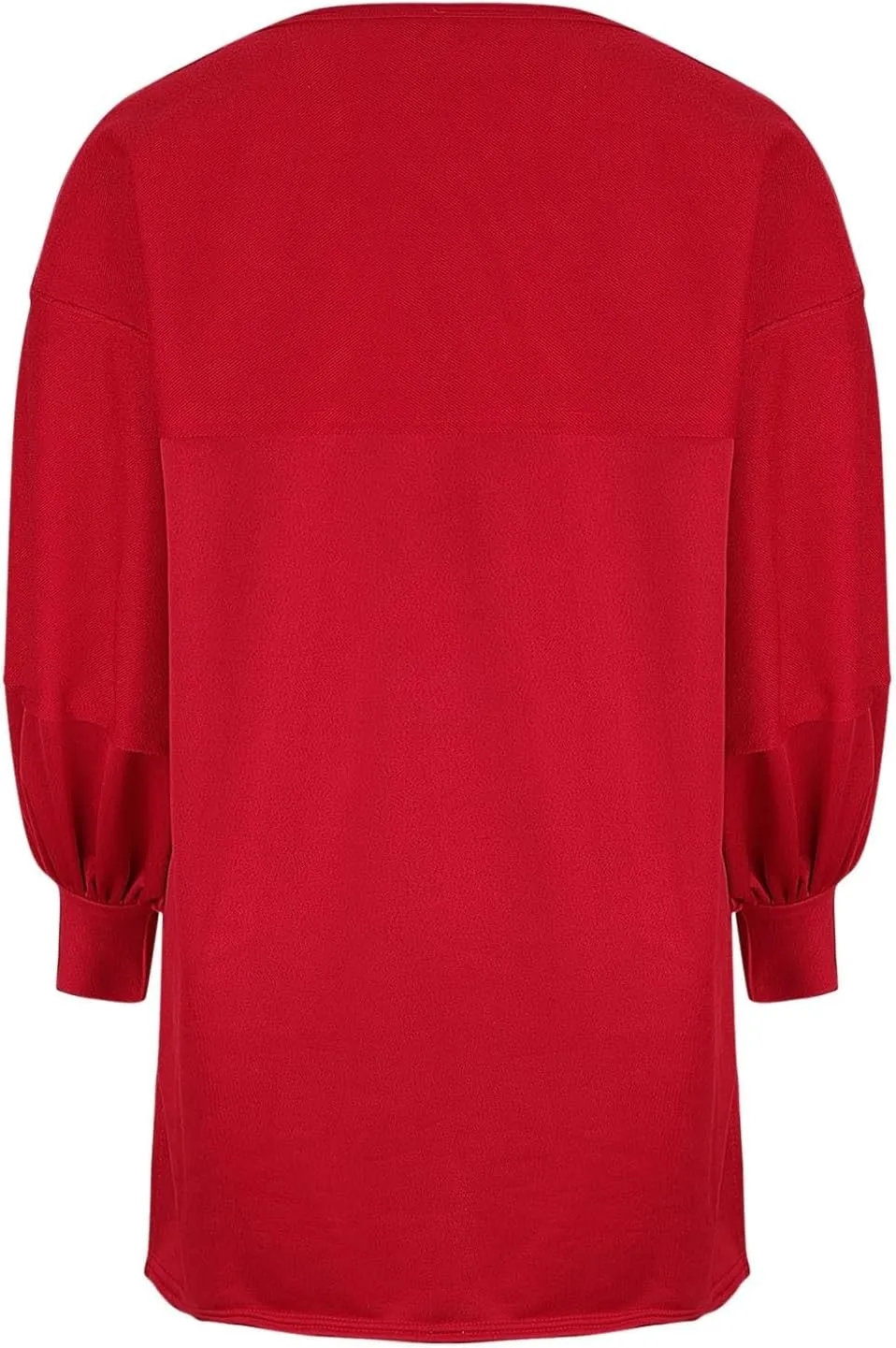 WYTong Summer Dresses for Women 2025 Casual Loose Long Sleeve Dresses Casual Ruffle A Line Swing Short Dresses
