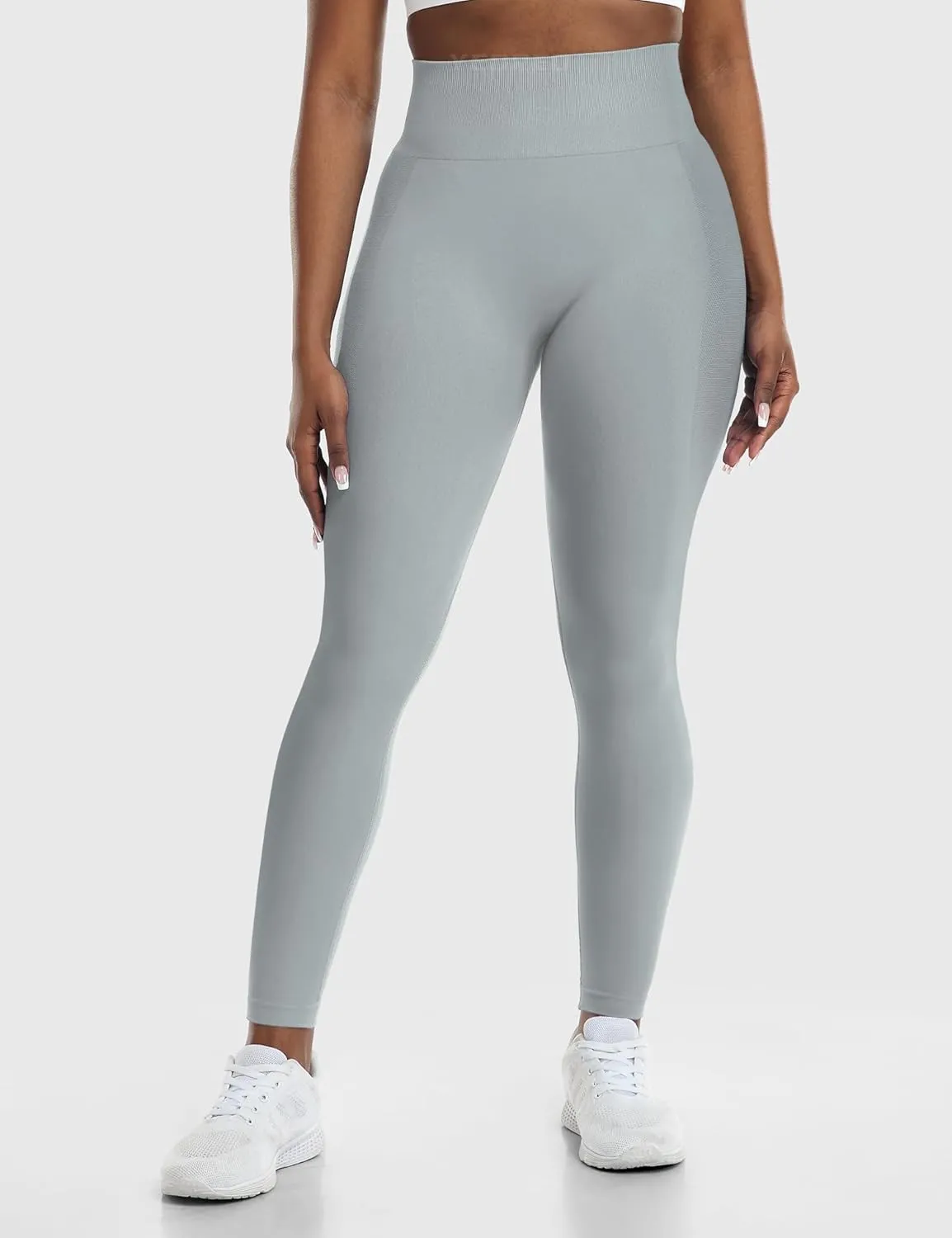 YEOREO Amplify Leggings for Women Seamless Scrunch Leggings Butt Lifting Gym High Waisted Athletic Leggings