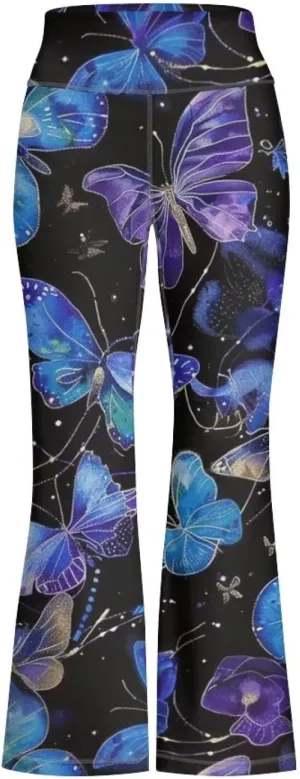 YEXIATODO Girls Flare Leggings Yoga Pants Size 5-14 Athletic Leggings Sportswear for Toddlers Teens Bell Bottom Leggings