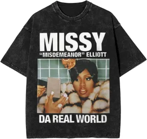 Youth & Adult Men and Women Short-Sleeve T Shirts, Vintage Oversized Crewneck Tops T-Shirt