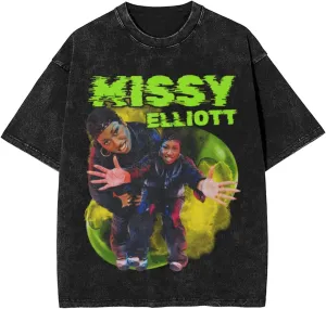 Youth & Adult Men and Women Short-Sleeve T Shirts, Vintage Oversized Crewneck Tops T-Shirt
