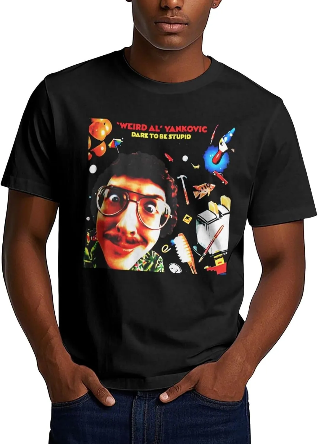 Youth & Adult Men's Short-Sleeve T-Shirts,Round Neck Tops Clothing T-Shirt